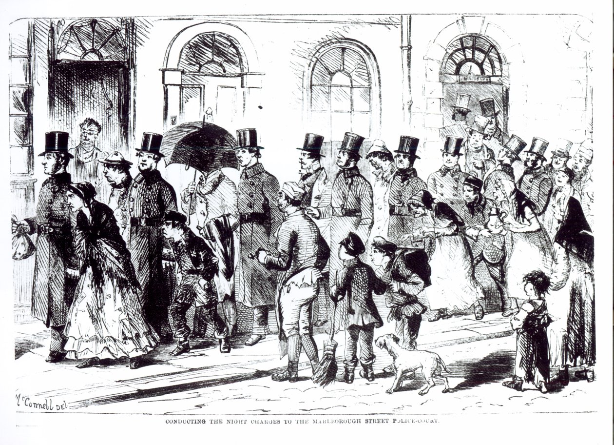 Conduite des charges de nuit au tribunal de police de Marlborough Street - William McConnell