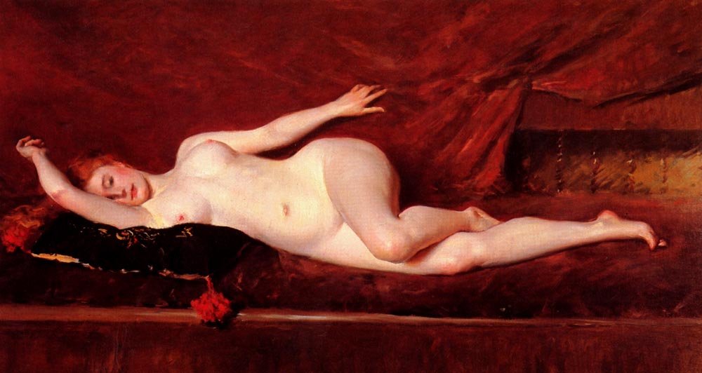 Une étude de courbes - William Merritt Chase