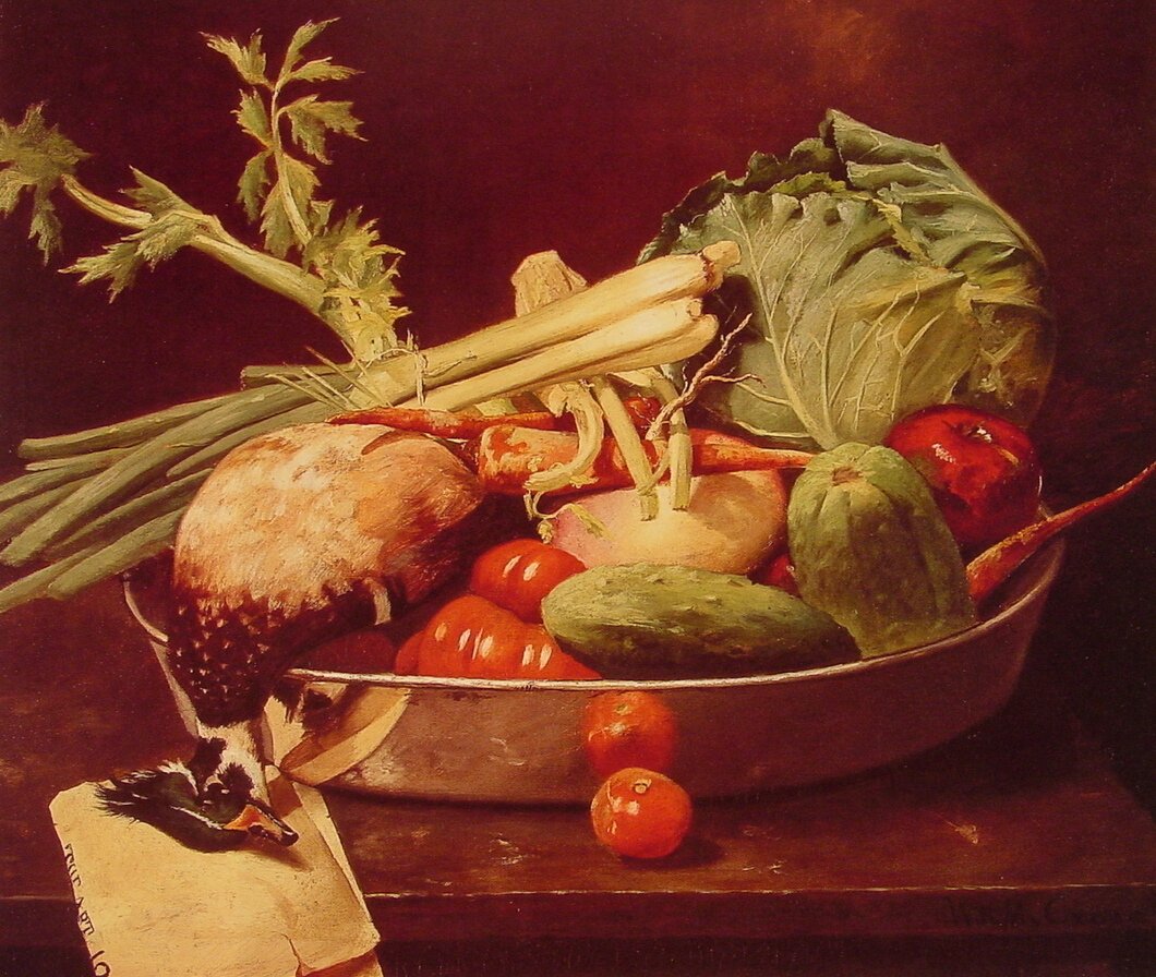 Nature morte avec légumes - William Merritt Chase
