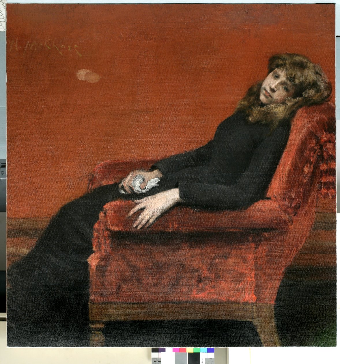 La Jeune Orpheline - William Merritt Chase