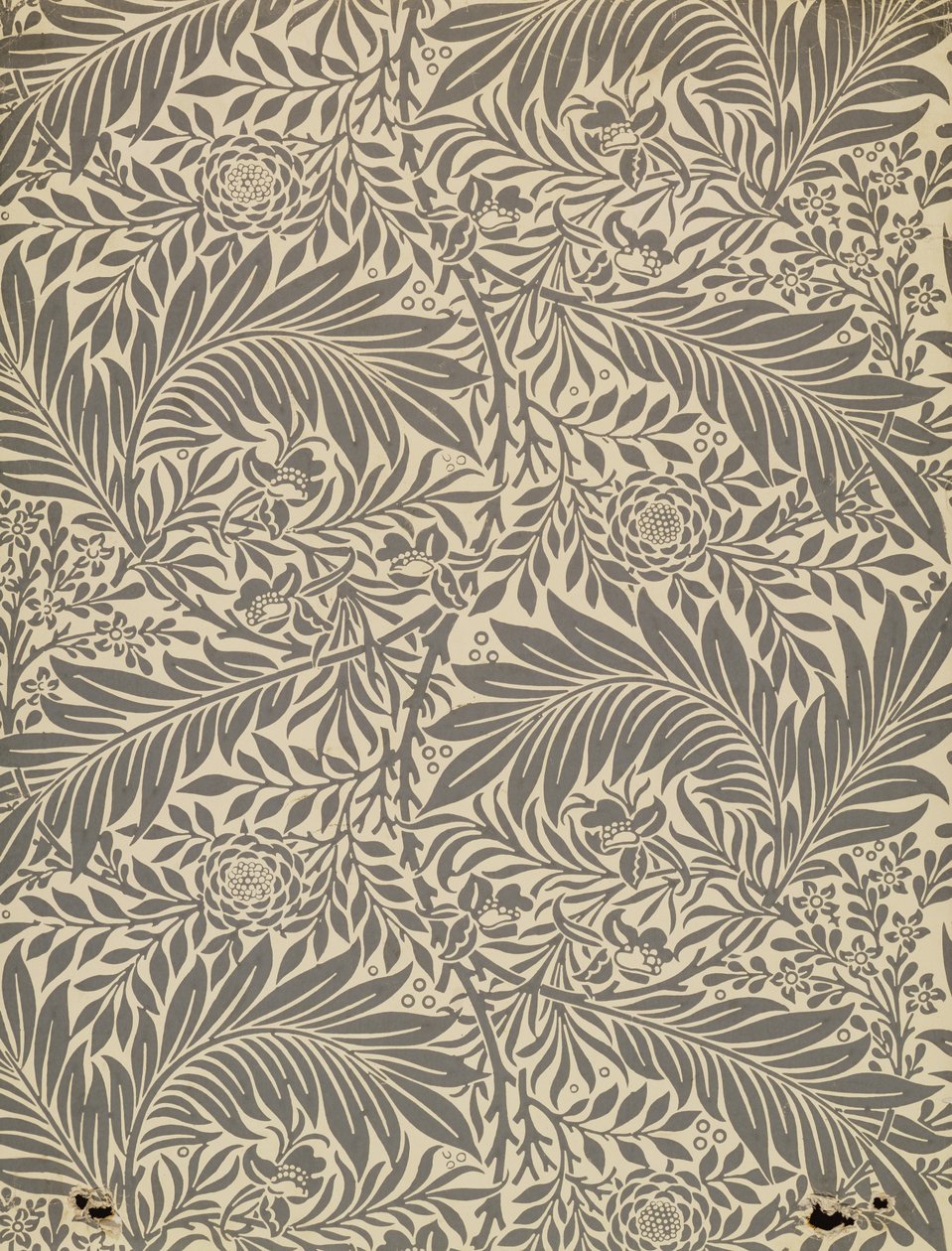 Larkspur, design de papier peint, 1872 - William Morris