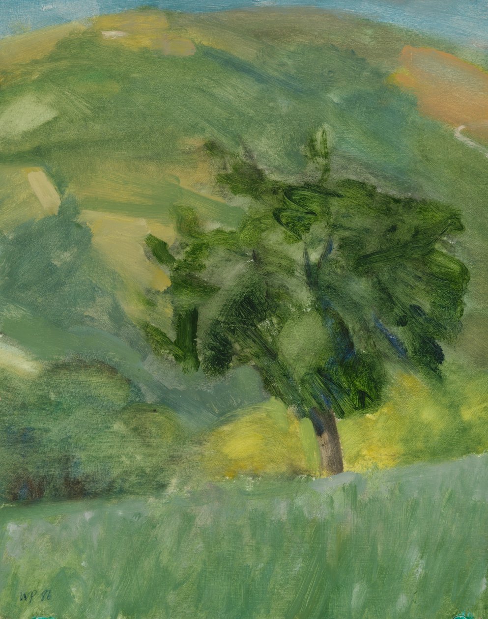 Arbre sur colline, 2013 - William Packer