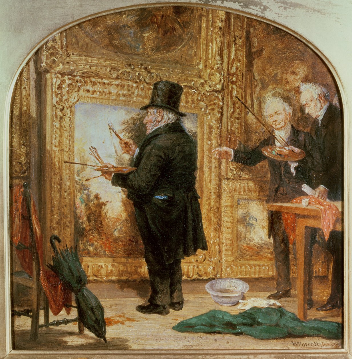 J. M. W. Turner à la Royal Academy, jour de vernissage - William Parrott