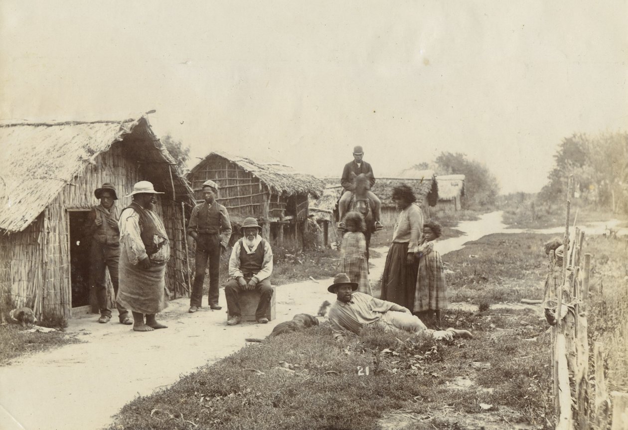 Kaiwhaiki pa, Upokongaro, vers 1895 - William Partington