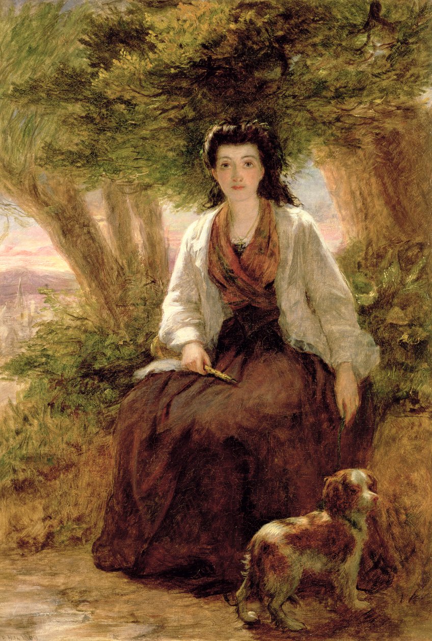 Maria de Sterne, de A Sentimental Journey - William Powell Frith