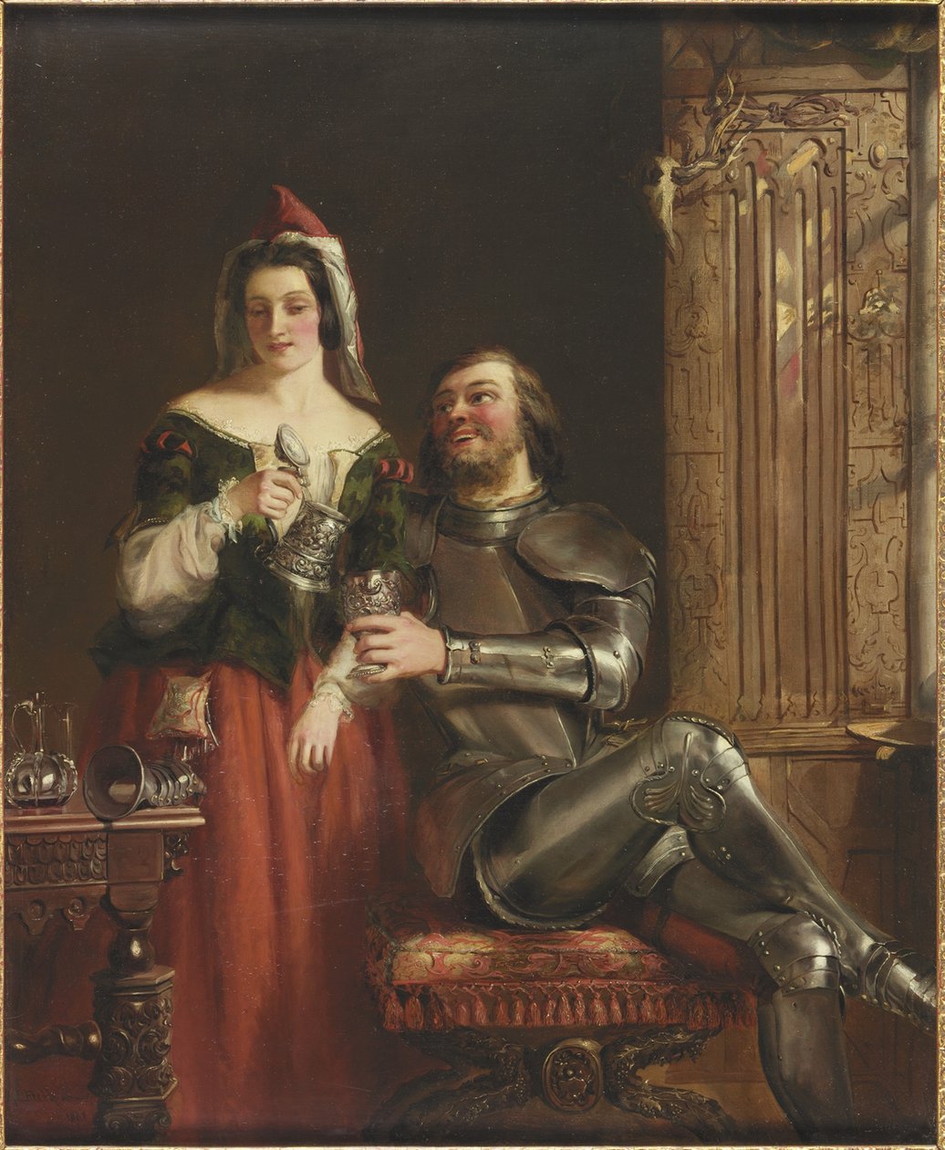 Le chevalier et la demoiselle - William Powell Frith