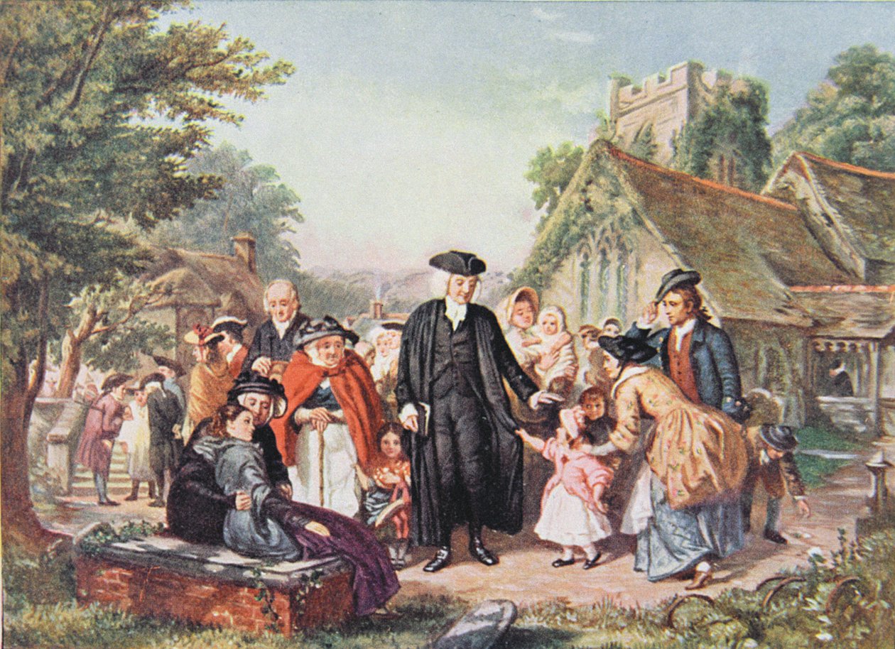 Le curé du village, illustration de 