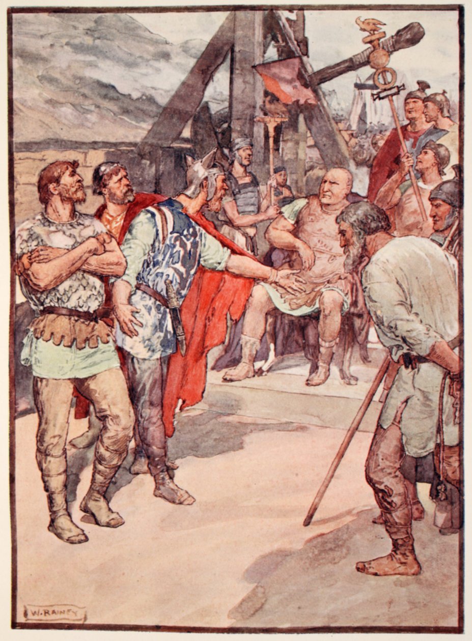 Marius et les ambassadeurs des Cimbres, illustration de 