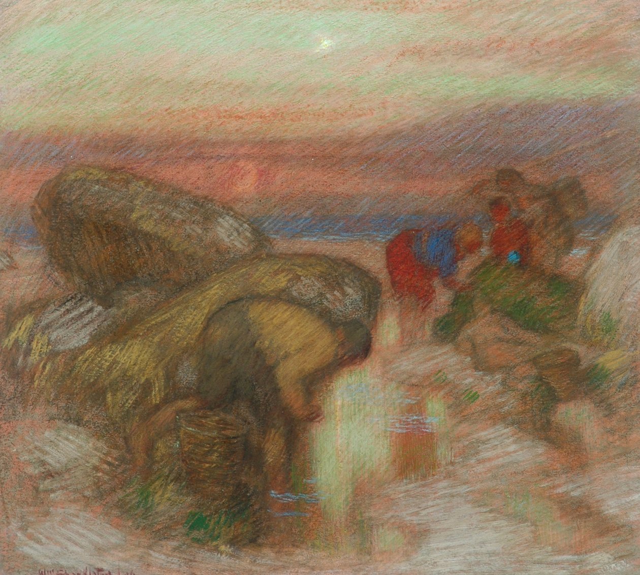 Les Ramasseurs de moules, c.1906 - William Shackleton