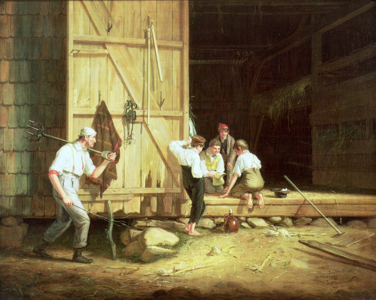 Les Joueurs Truant, 1835 - William Sidney Mount