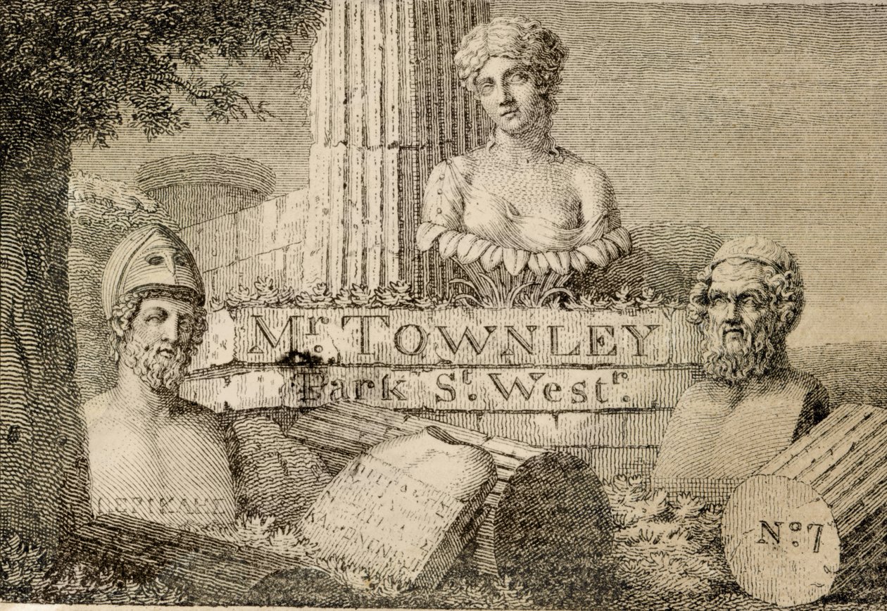 Carte de visite de Charles Townley (1737-1805) - William Skelton