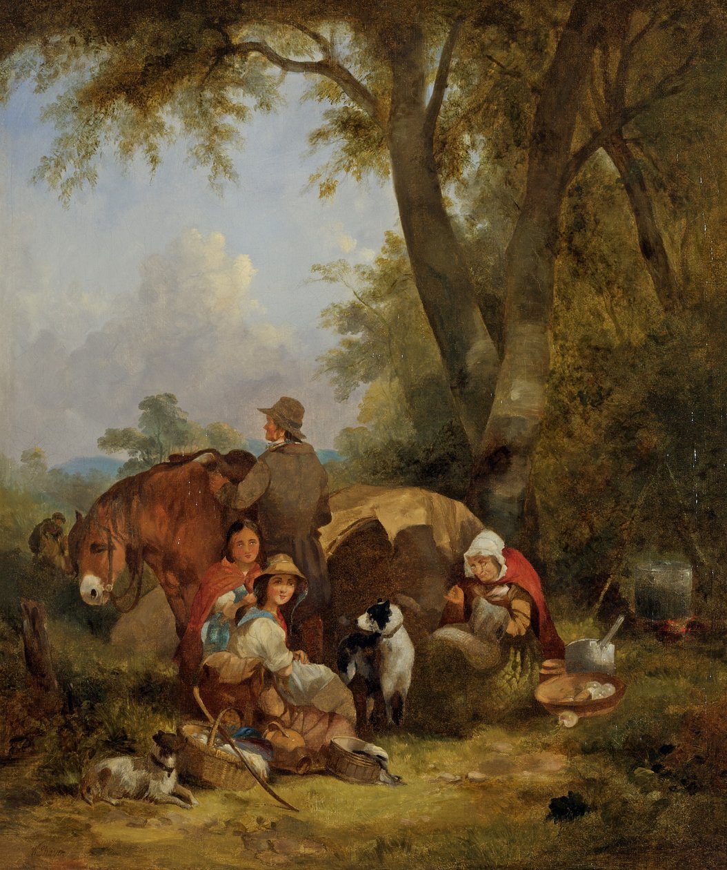Campement de gitans - William Snr. Shayer