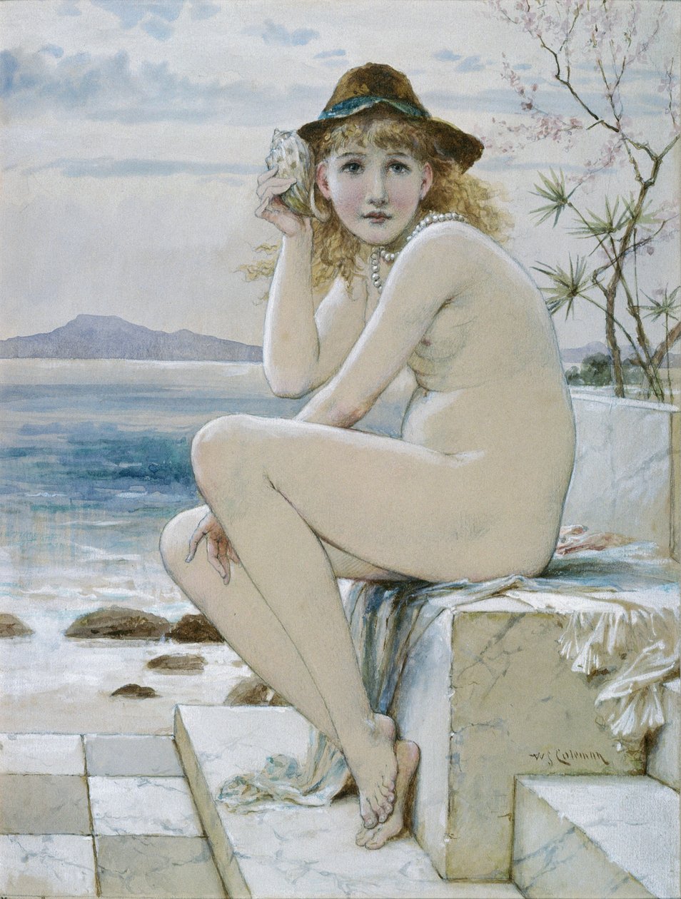 Fille avec une Coquille - William Stephen Coleman