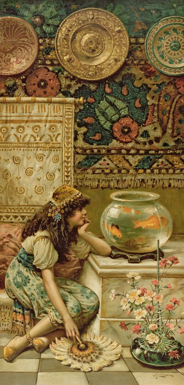 Poissons rouges, du Pears Annual, Noël, 1893 - William Stephen Coleman