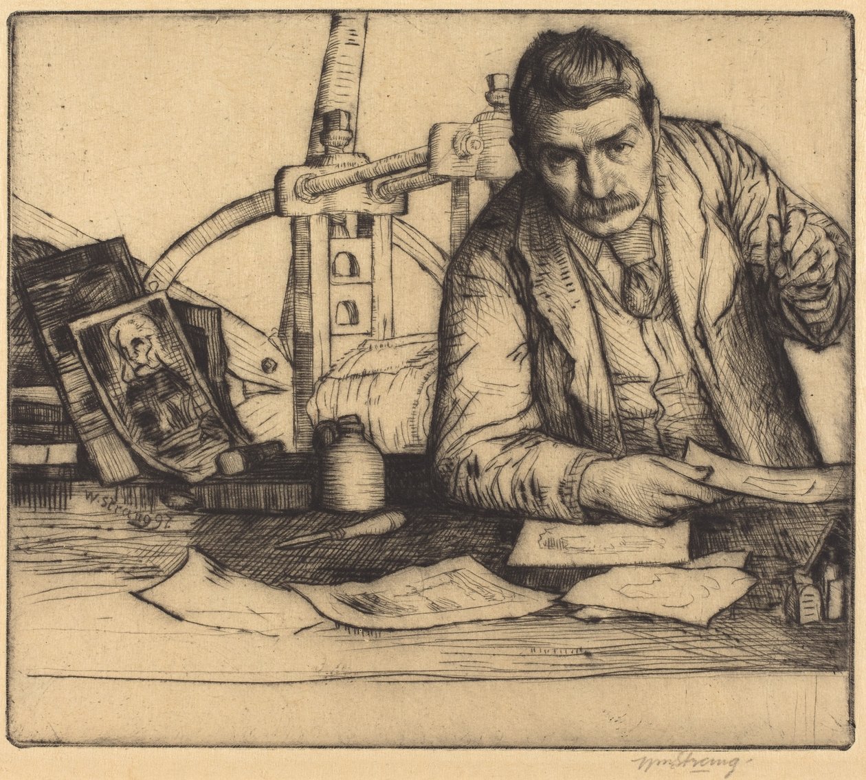 Autoportrait, 1897 - William Strang
