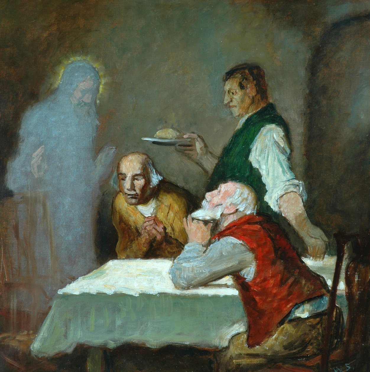 Le souper à Emmaüs - William Strang