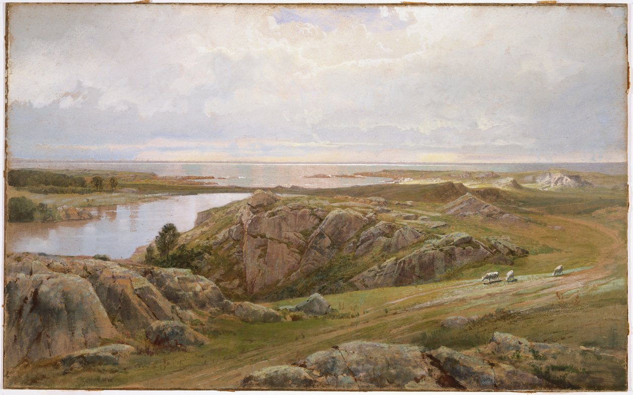 Étang aux nénuphars, Newport, 1877 - William Trost Richards
