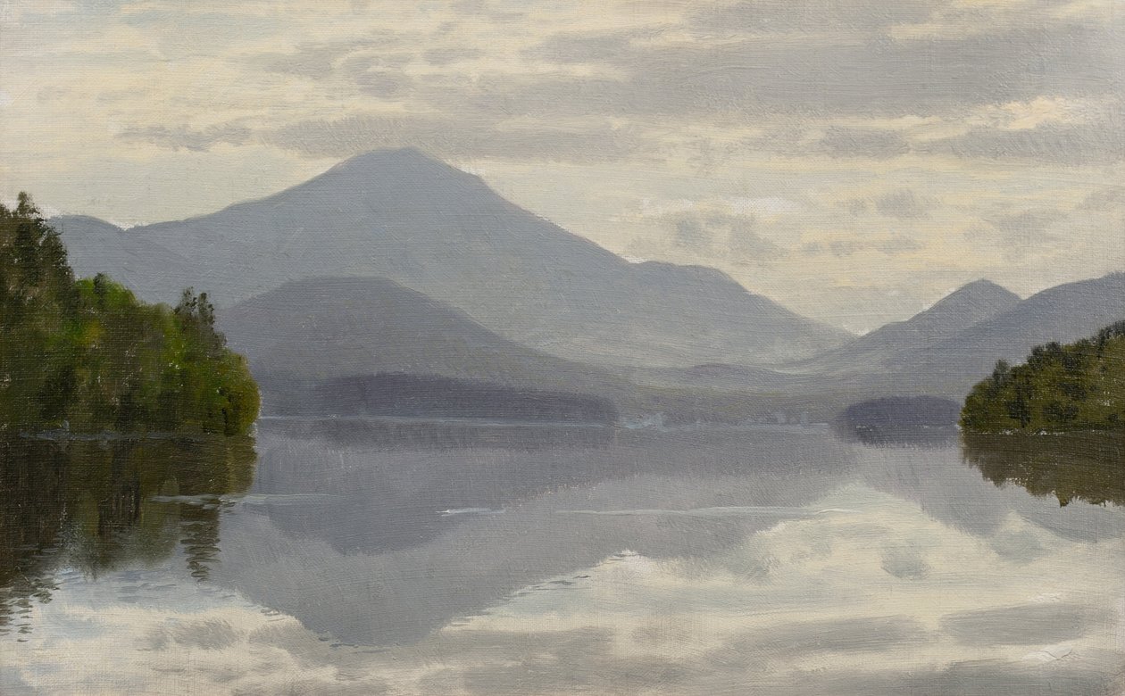 Montagne Whiteface, Lake Placid, c.1877 - William Trost Richards