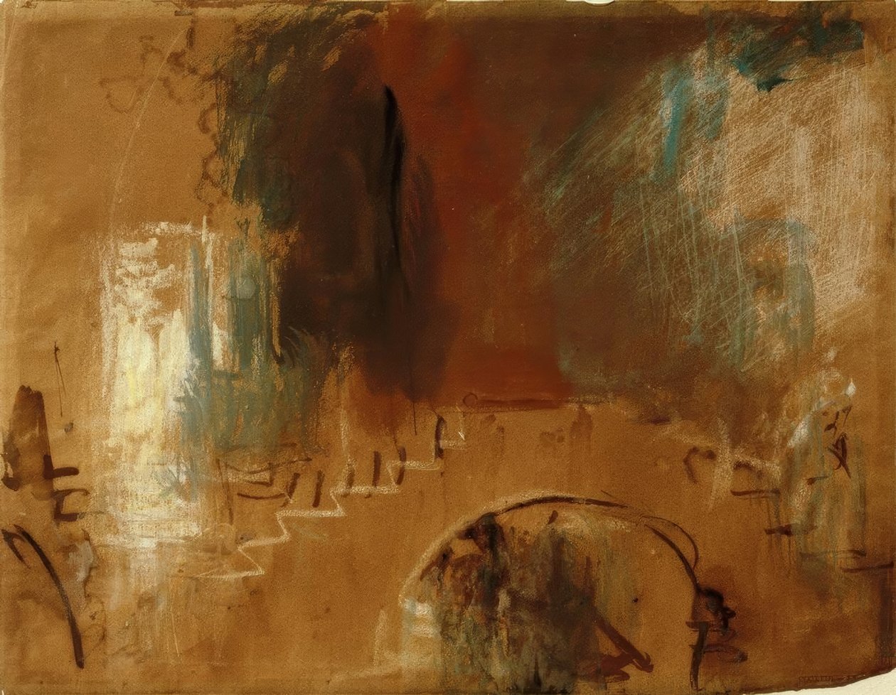 Un pont - Joseph Mallord William Turner