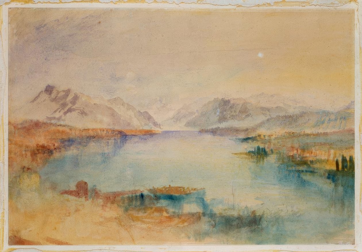 Le Rigi, lac de Lucerne - Joseph Mallord William Turner