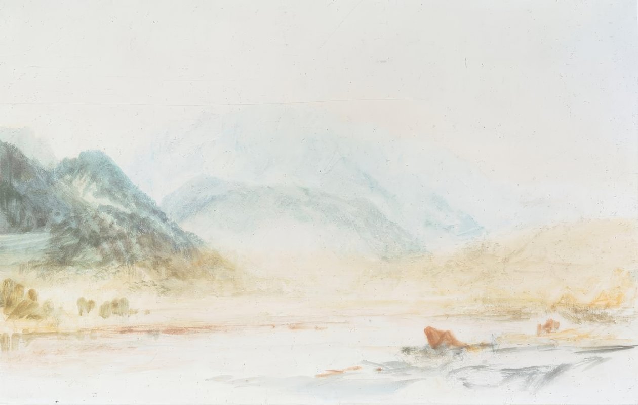 Le Wetterhorn depuis près de Rosenlaui - Joseph Mallord William Turner