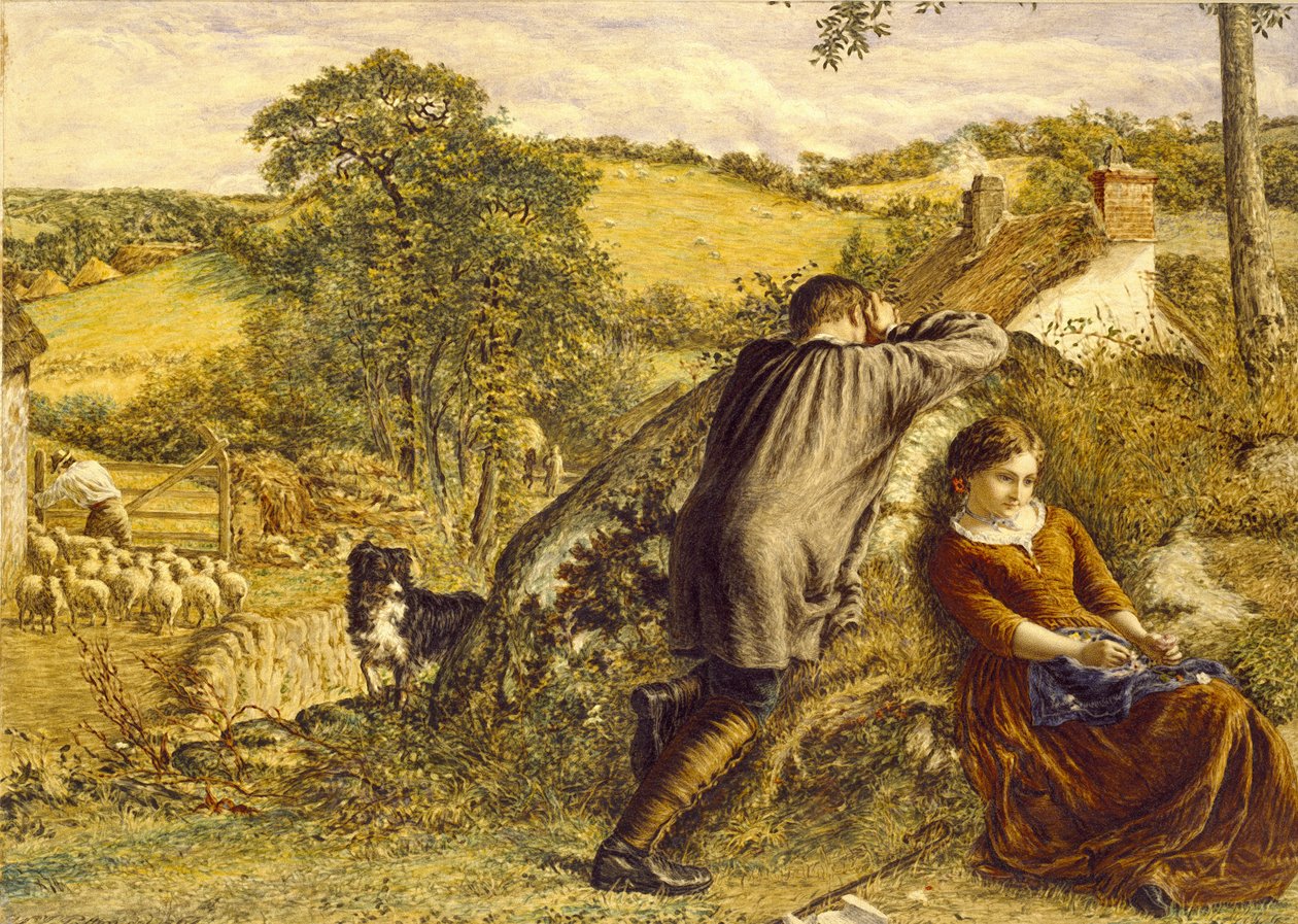 La demande du berger rejetée, 1867 - William Vandyke Patten