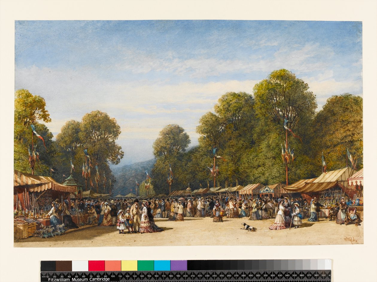 Festival à Saint-Cloud, vers 1860 - William Wyld