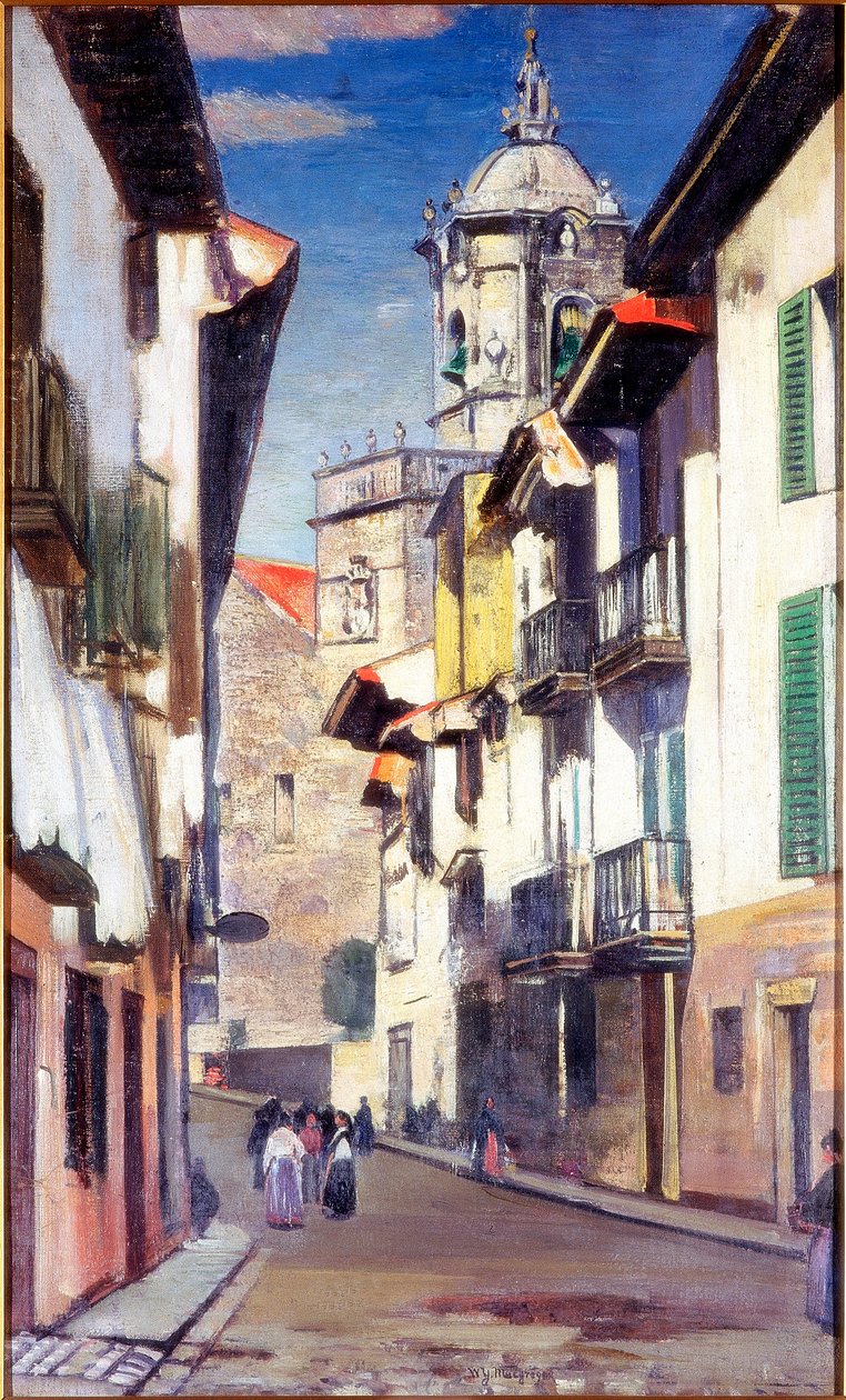 Une rue à Fuenterrabia, c.1908 - William York MacGregor
