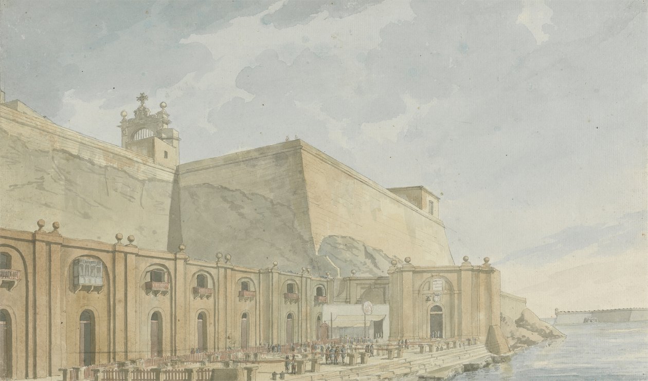 Vues du Levant : Bâtiment fortifié au nord d