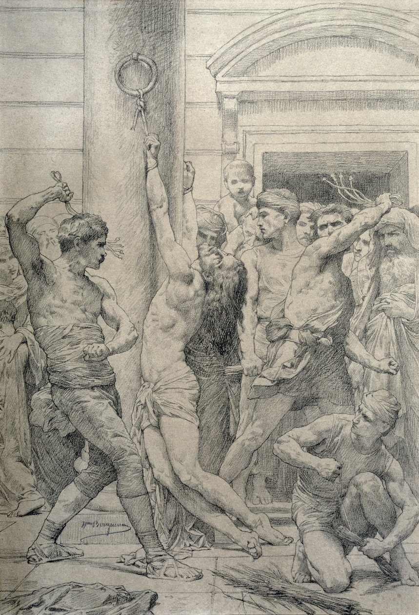 La Flagellation du Christ, c.1881 - William Adolphe Bouguereau