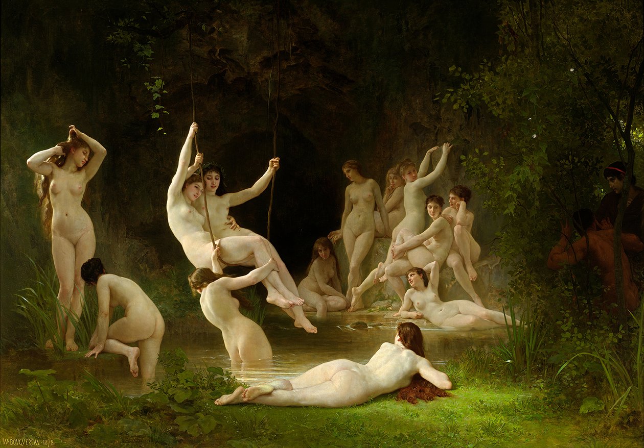 Le nymphée - William-Adolphe Bouguereau