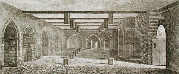 Caveau du complot de la poudre sous le palais de Westminster - William (after) Capon