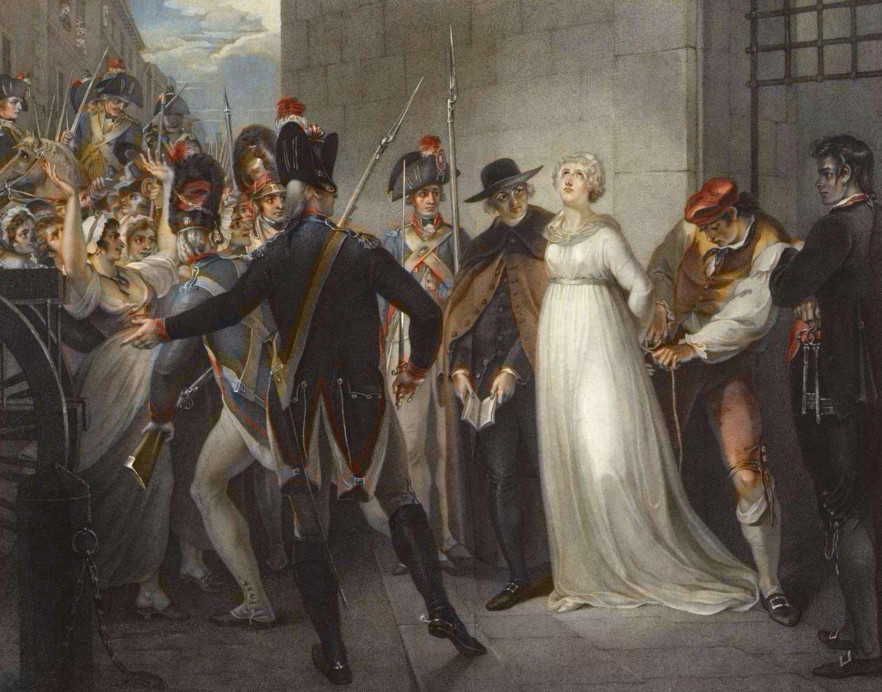 Marie-Antoinette quittant la Conciergerie, le 16 octobre - William (after) Hamilton