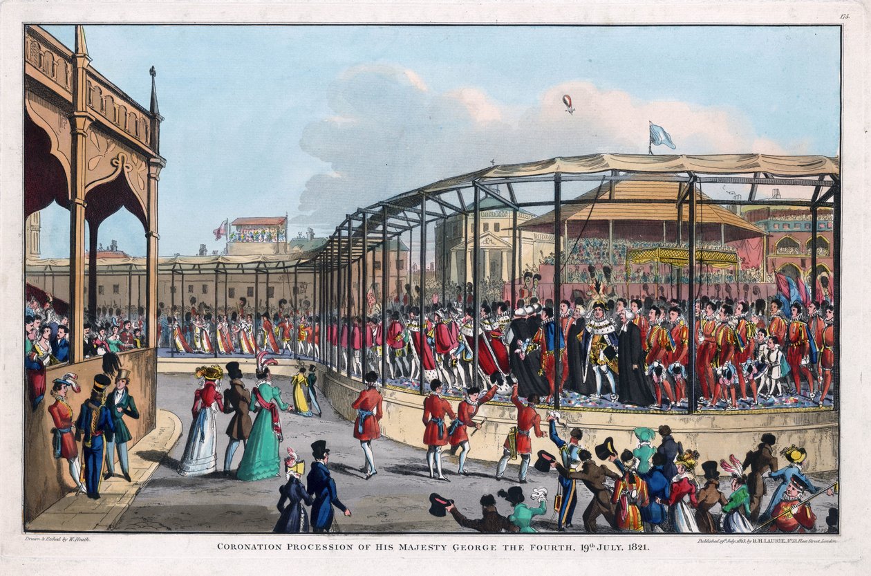 Procession de couronnement de George IV (1762-1830), St James