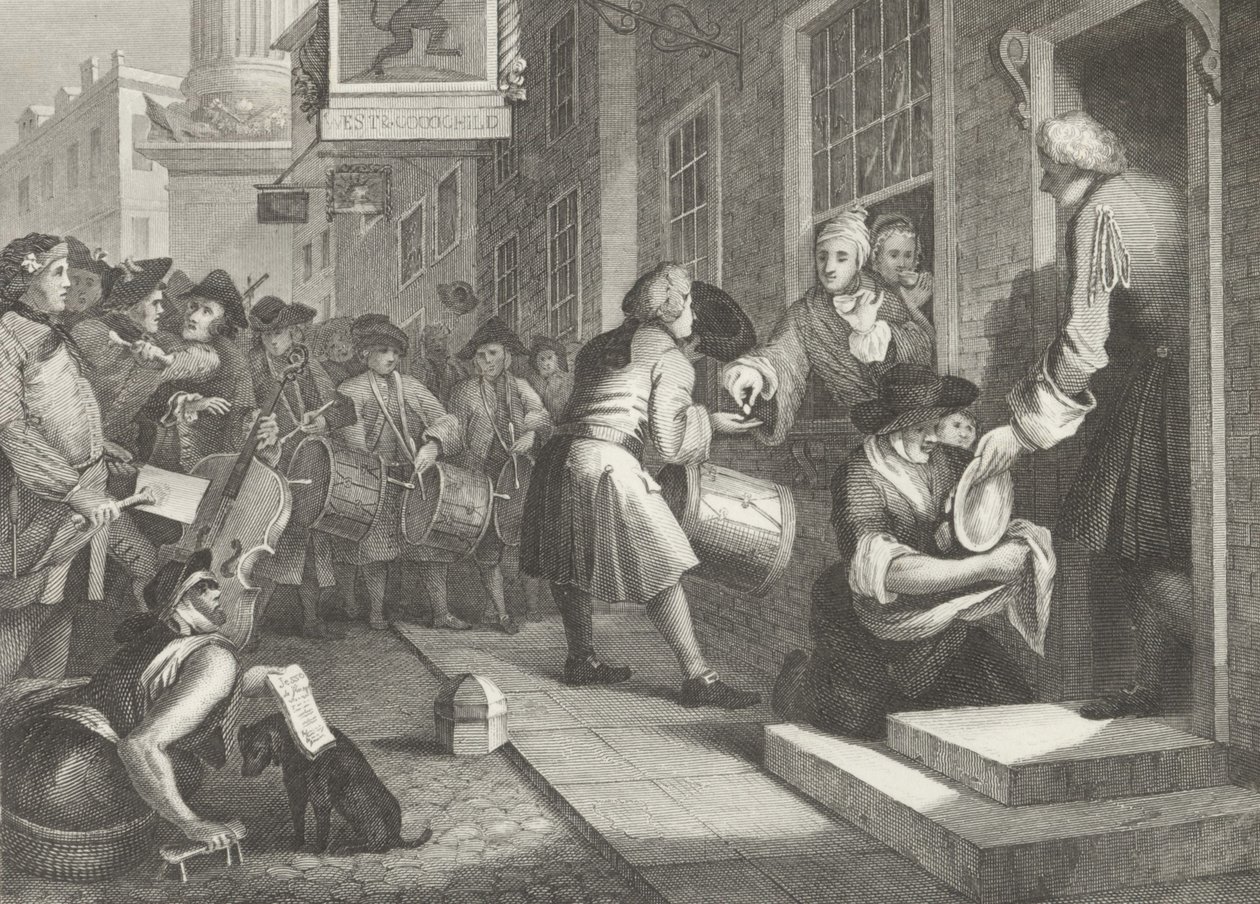 Le Jour du mariage de Goodchild - William (after) Hogarth