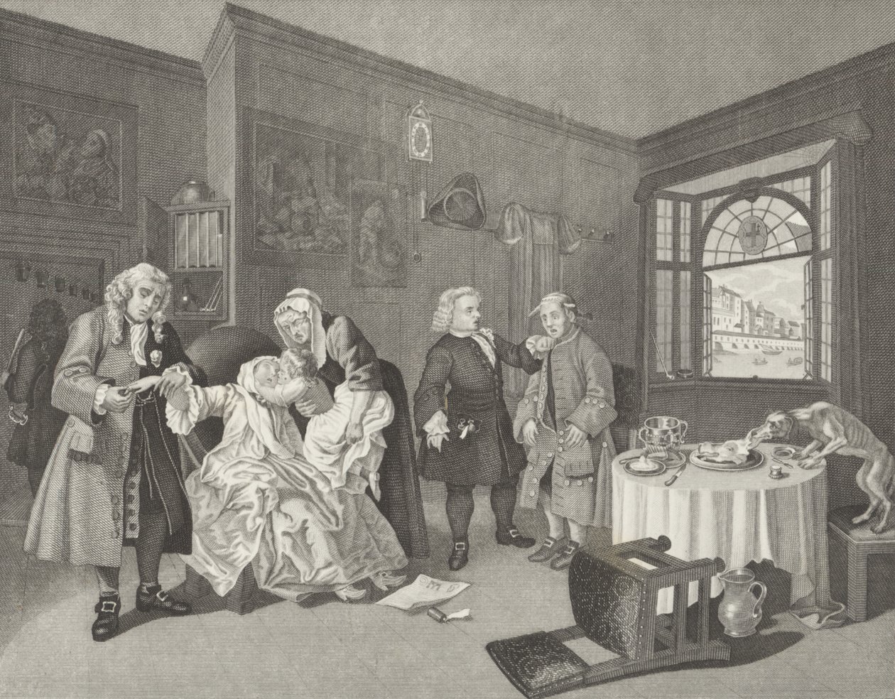 Mariage à la mode - William (after) Hogarth