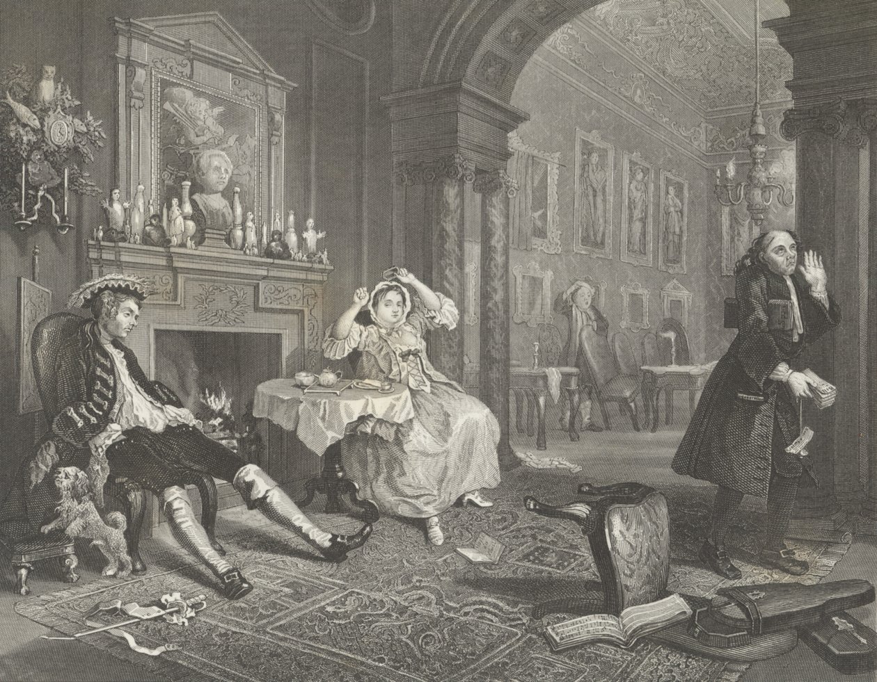 Mariage à la mode - William (after) Hogarth