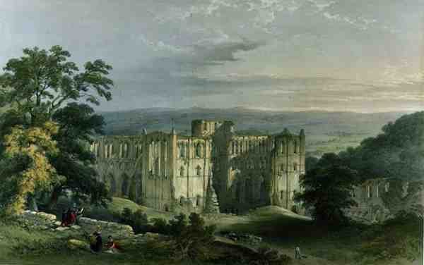Abbaye de Rievaulx dans la vallée de Rye, de 