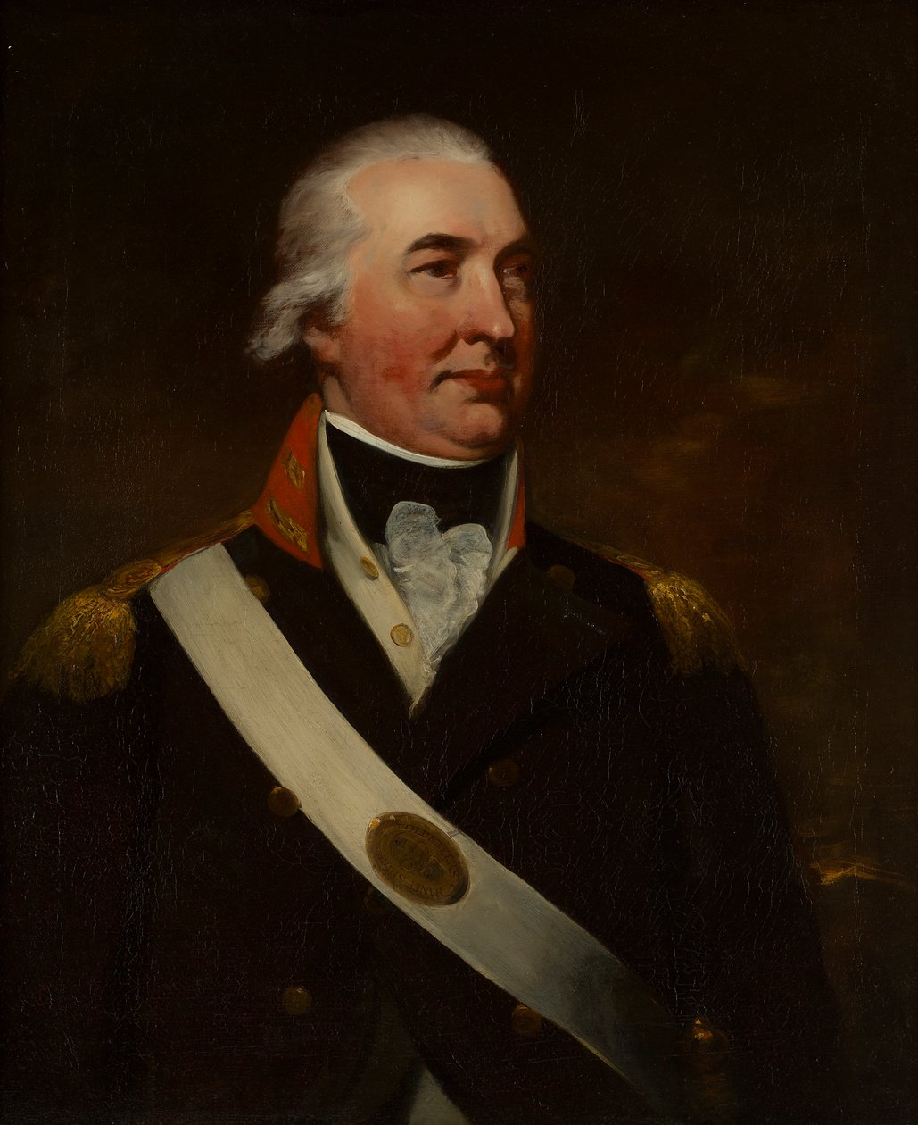 Portrait en buste du colonel Alexander Duff - William (attr. to) Beechey