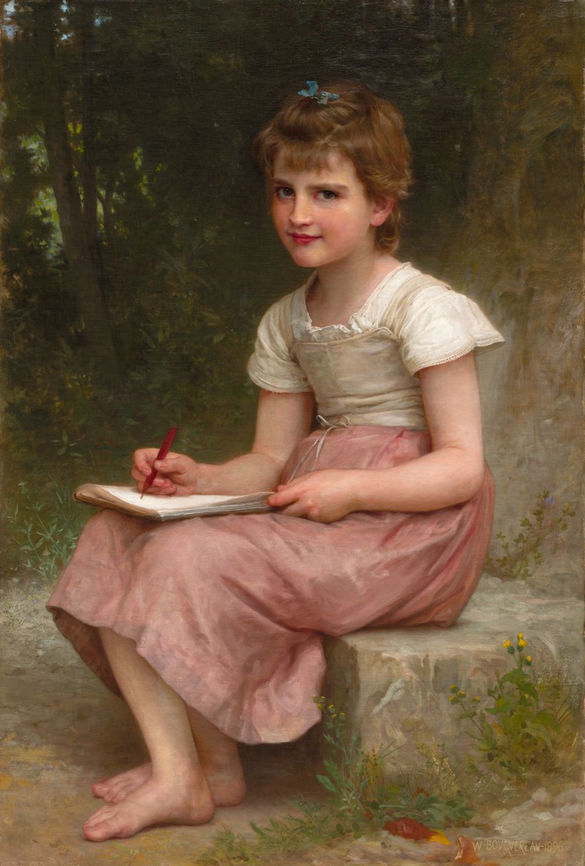 Un Appel, 1896 - William Adolphe Bouguereau