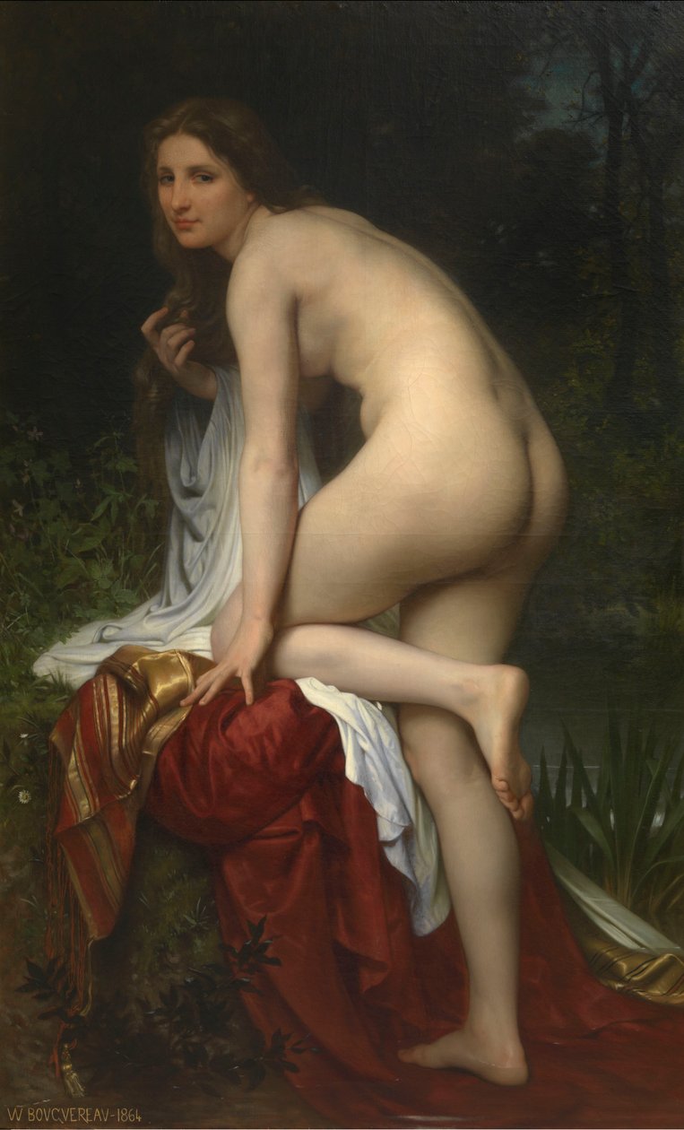 Baigneuse - William Adolphe Bouguereau