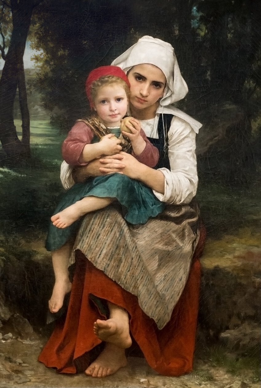 Frères et sœurs bretons - William Adolphe Bouguereau