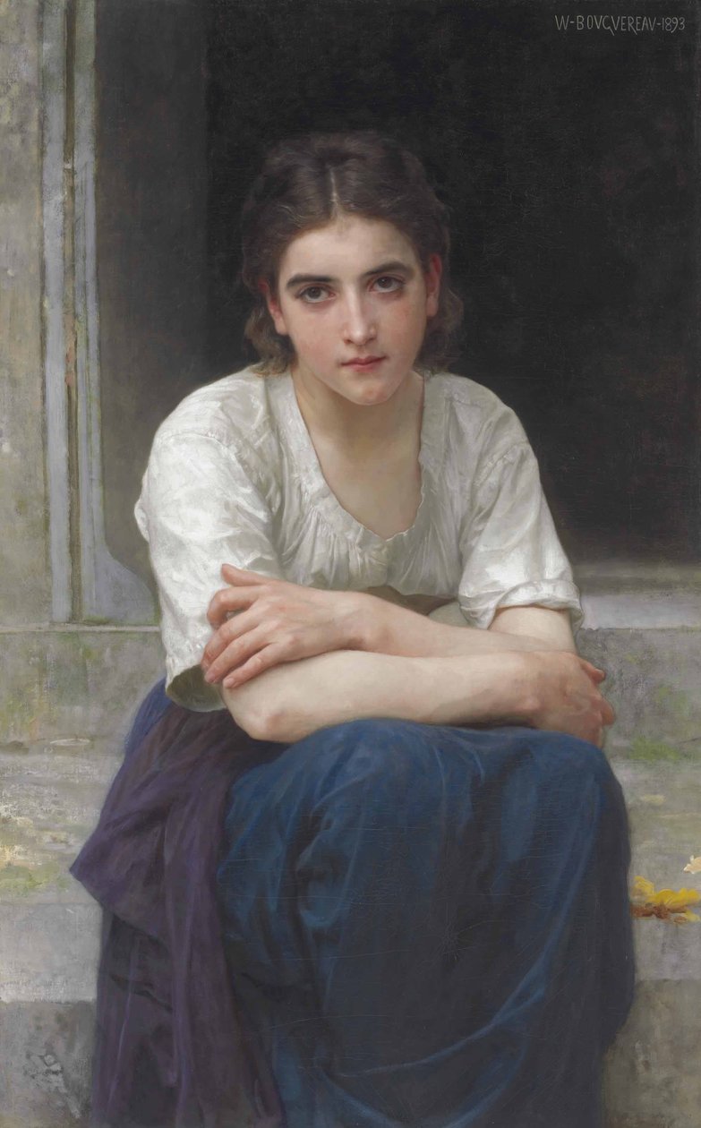 Rêverie sur le Seuil - William Adolphe Bouguereau