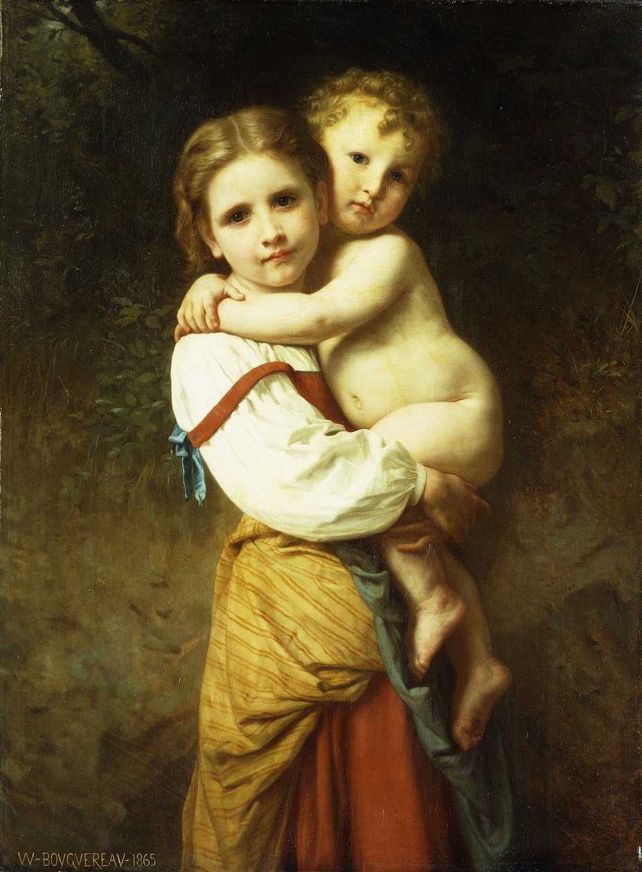La Grande sœur - William Adolphe Bouguereau