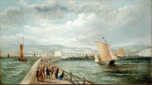 Douvres depuis la jetée de l
