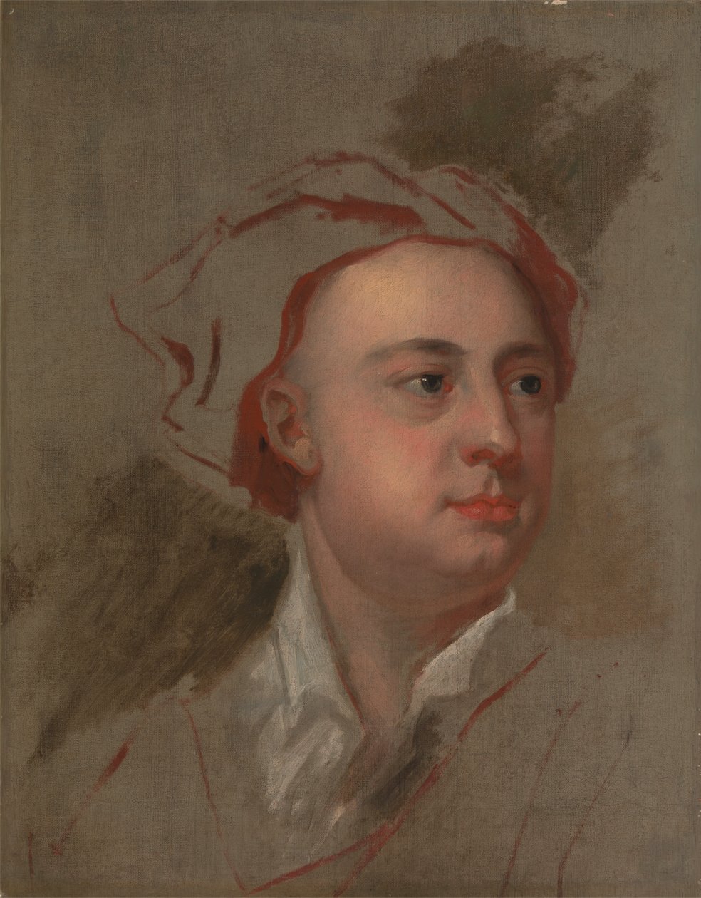 Étude inachevée de la tête de James Thomson - William Aikman