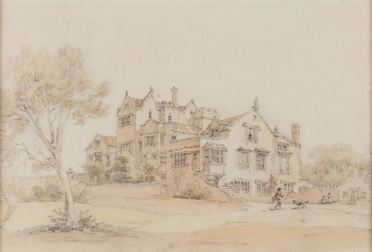 Une vieille maison, date inconnue - William Alexander