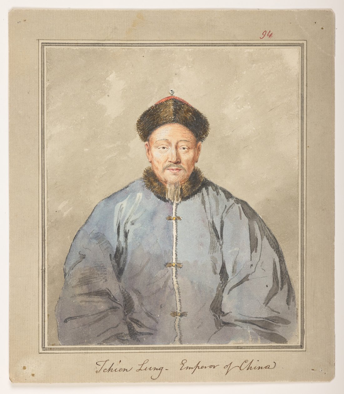 Empereur Tchien Lung de Chine, c1793 (portrait) - William Alexander