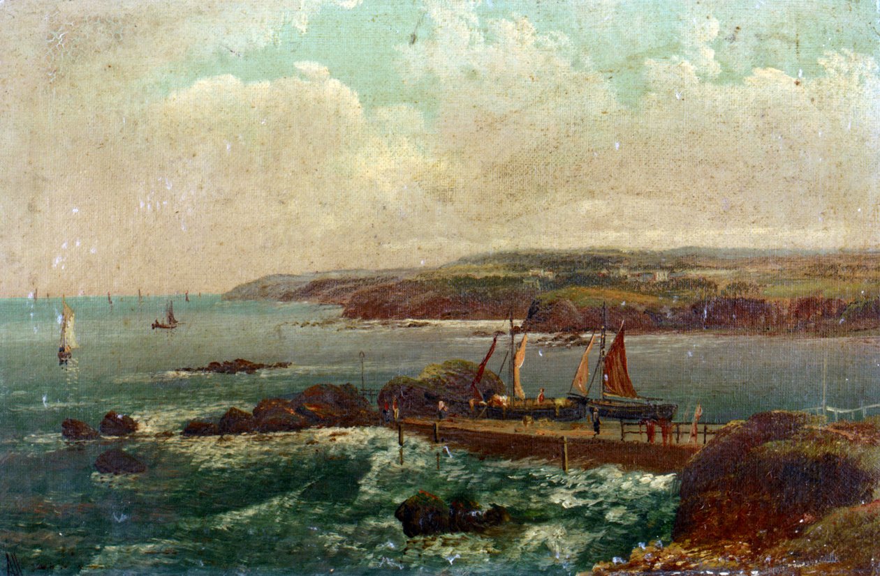 Port Bude, dans le Devon (Angleterre), par William Allan (1782-1850) - William Allan