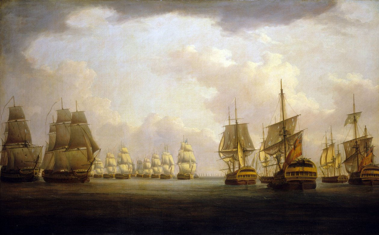 Bataille du cap Finisterre, début du XIXe siècle - William Anderson